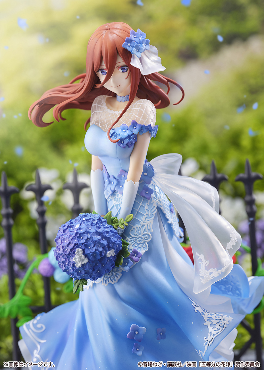 SHIBUYA SCRAMBLE FIGURE、映画「五等分の花嫁」より 青を基調にしたドレス姿の「中野 三玖」が1/7スケールフィギュアで登場！ 5月1日（月）から予約販売開始！～販売開始を記念してTwitterキャンペーンを開催〜  CyberZ｜スマートフォン広告マーケティング事業