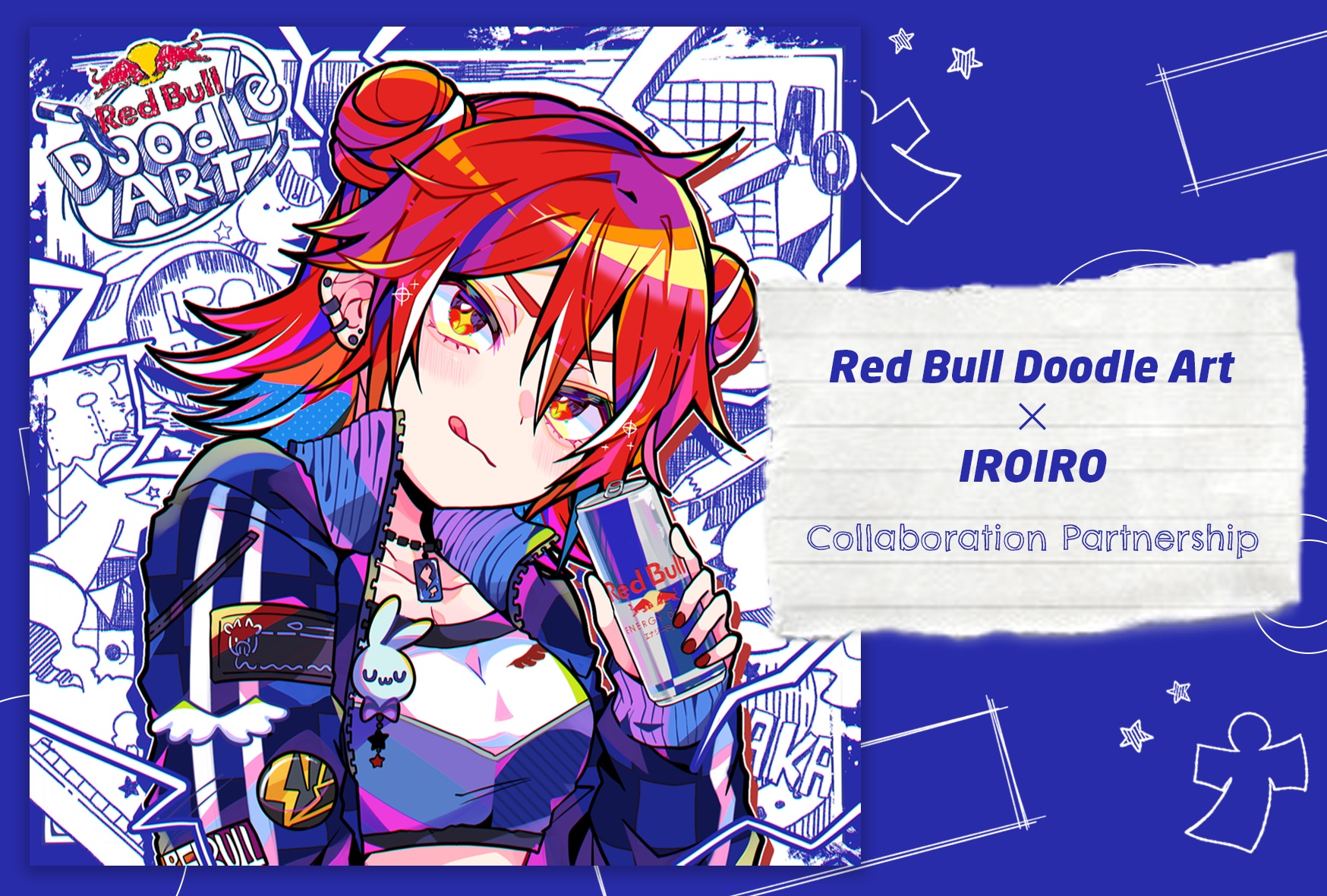 Red Bull Doodle Art × IROIRO コラボレーションパートナーシップ決定 