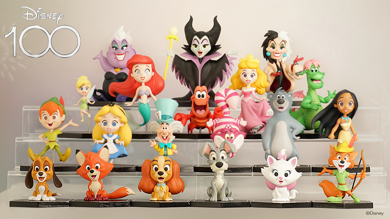 eStreamより発売の「Disney100 ミニフィギュアコレクション」、 7月4日